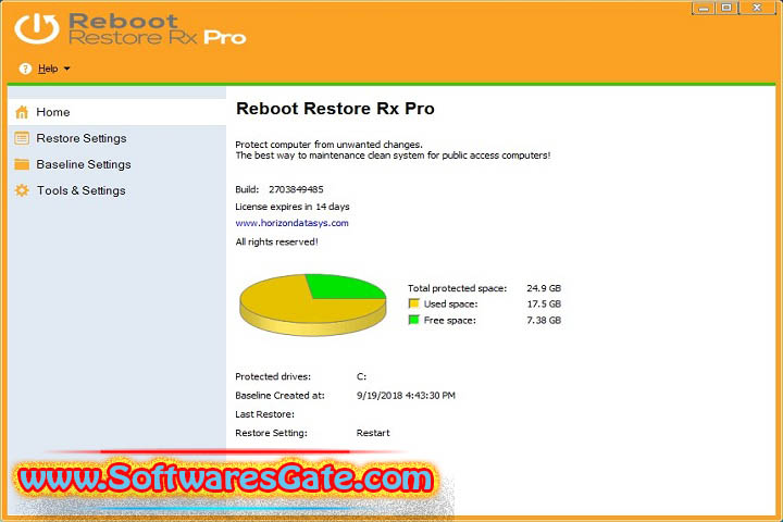 Reboot Restore Rx Pro : Version 12.7 (Latest Software)