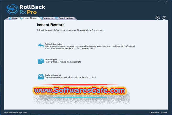 Rollback Rx Pro : Version 12.7 (Latest Software)