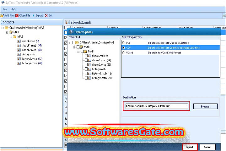 SysTools Thunderbird Address Book Converter : Version 9.1 (Latest Software) SysTools Thunderbird Address Book Converter : Version 9.1 (Latest Software)