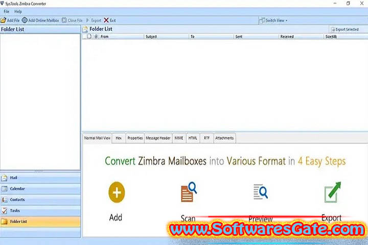 SysTools Zimbra Converter : Version 7.0 (Latest Software)
