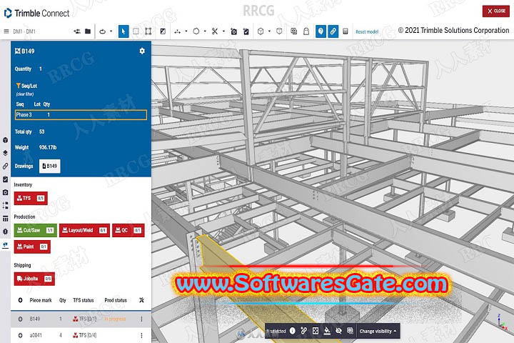 Tekla Structures : Version 2024 SP4.1 (Latest Software)