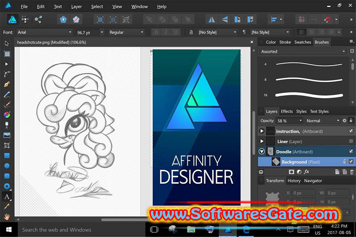 Affinity Designer : Version 2.5.5.2636 (Latest Software)