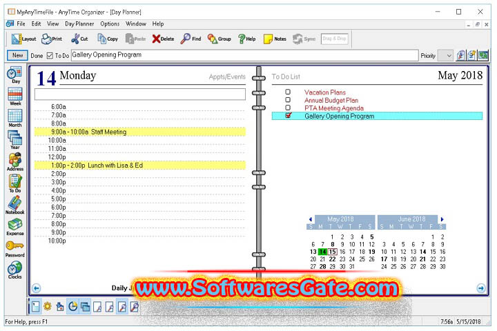 AnyTime Organizer Deluxe : Version 16.1.7.0 (Latest Software)