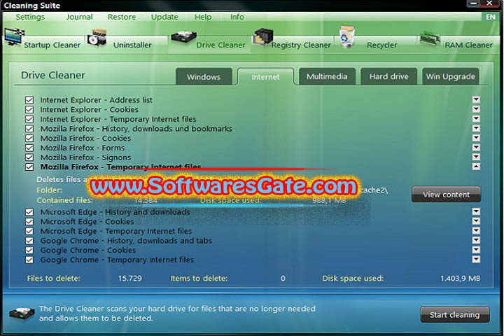 Cleaning Suite Professional : Version 4.014 (Latest Software)