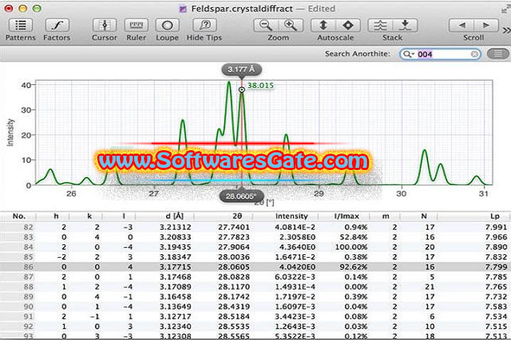 CrystalDiffract : Version 7.0.3.300 (Latest Software) CrystalDiffract : Version 7.0.3.300 (Latest Software)