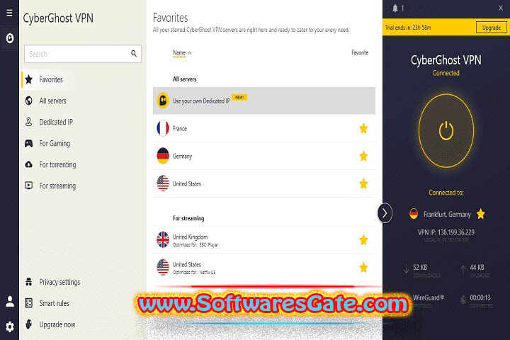 CyberGhost VPN : Version 8.3.11.2 (Latest Software)