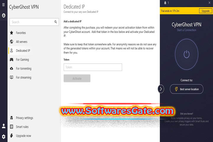 CyberGhost VPN : Version 8.3.11.2 (Latest Software)