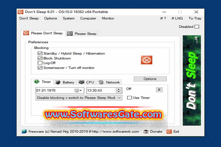 Don't Sleep : Version 9.56.1.0 (Latest Software)