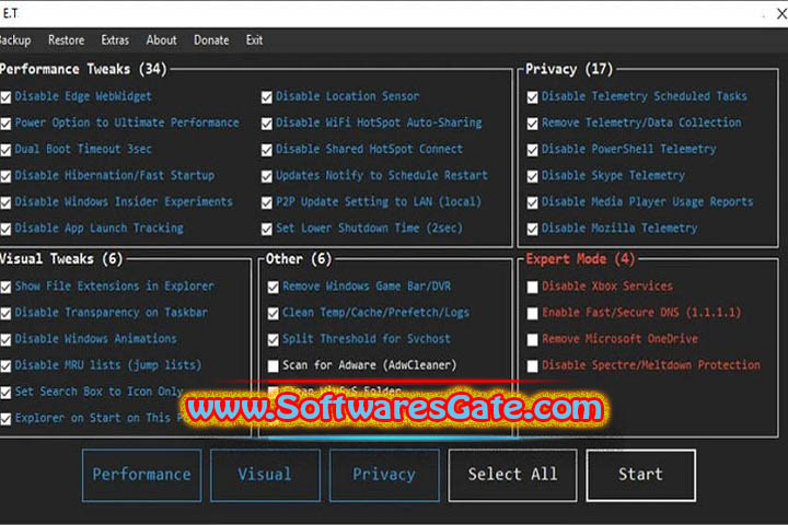 ET-Optimizer : Version 5.4.0 (Latest Software)