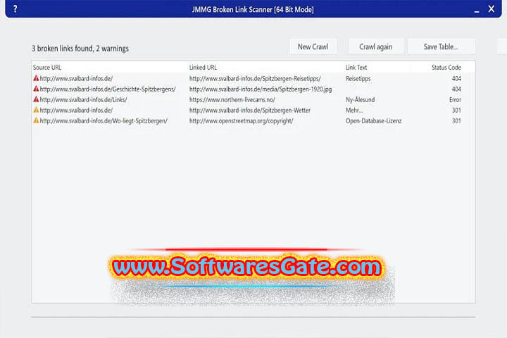 JMMGC Broken Link Scanner : Version 1.01 (Latest Software)