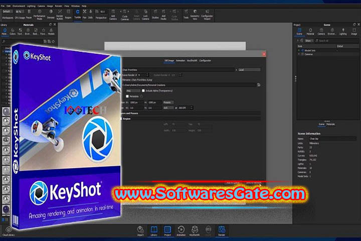 Keyshot Network Rendering : Version 2024.2 v13.1.1.4 (Latest Software)