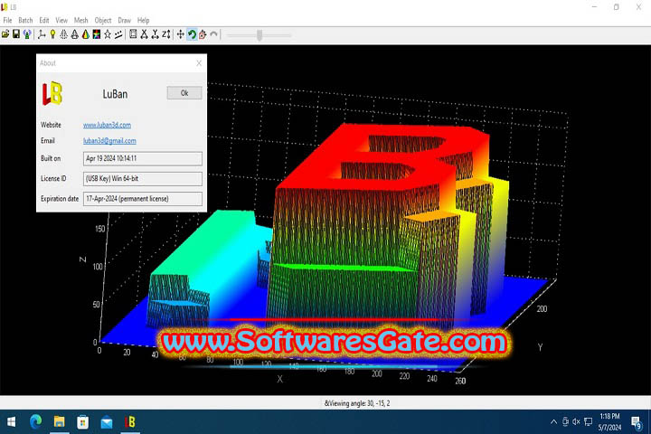 LuBan 3D : Version 30.08.2024 (Latest Software) LuBan 3D : Version 30.08.2024 (Latest Software)