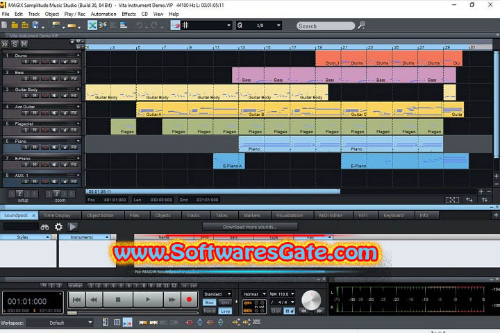 MAGIX Samplitude Music Studio X8 : Version 19.2.1.24220 (Latest Software)