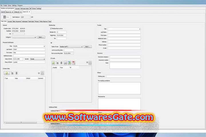 Membership Management : Version 2.01.12 (Latest Software)