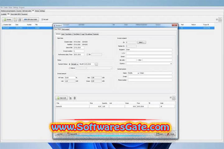 Membership Management : Version 2.01.12 (Latest Software)