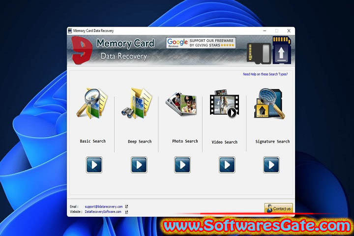 Memory Card Data Recovery : Version 4.2.2.0 (Latest Software)