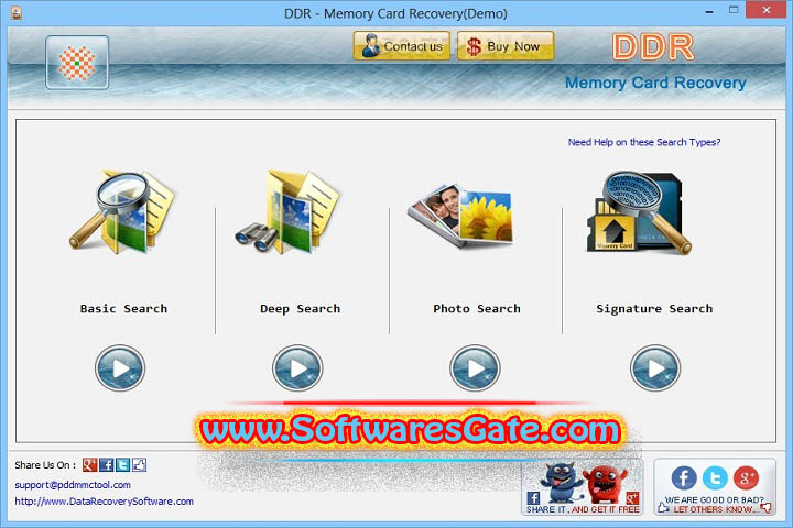 Memory Card Data Recovery : Version 4.2.2.0 (Latest Software)