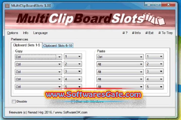 MultiClipBoardSlots : Version 3.35 (Latest Software)