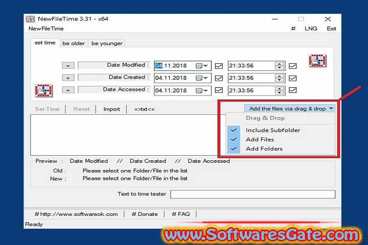 NewFileTime : Version 7.31.0 (Latest Software)