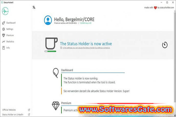 StatusHolder : Version 8.1.0 (Latest Software) StatusHolder : Version 8.1.0 (Latest Software)