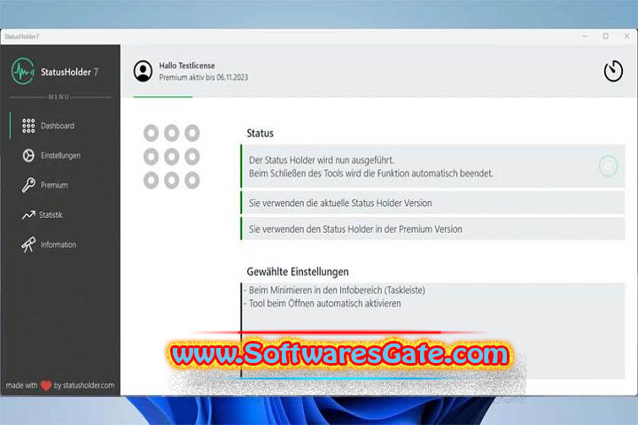 StatusHolder : Version 8.1.0 (Latest Software) StatusHolder : Version 8.1.0 (Latest Software)