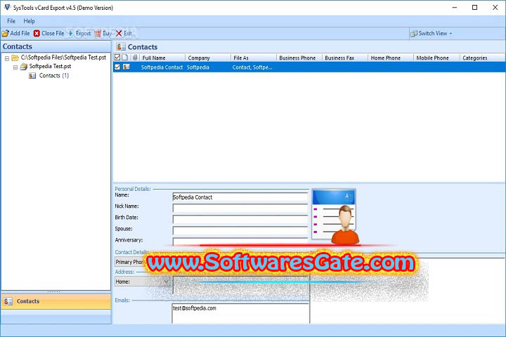 SysTools vCard Export : Version 6.0 (Latest Software)