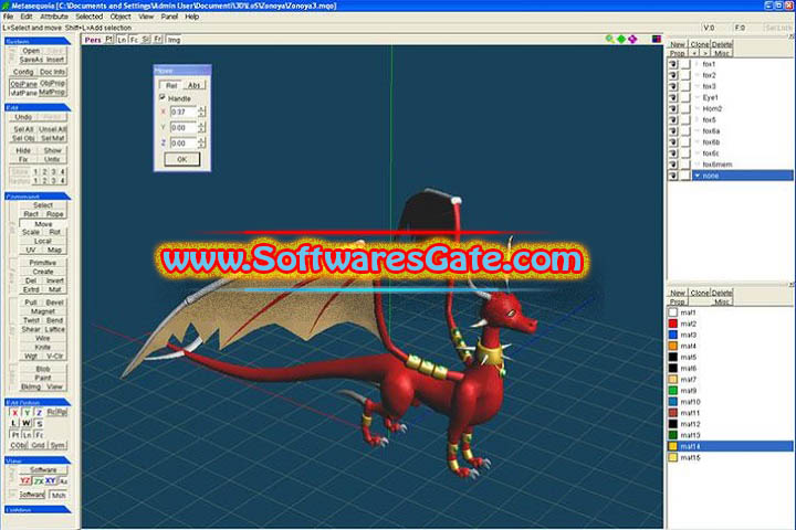 Tetraface IncTetraface Inc Metasequoia : Version 4.9.0a (Latest Software) Tetraface IncTetraface Inc Metasequoia : Version 4.9.0a (Latest Software)