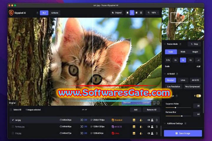 Topaz Gigapixel AI : Version 7.4.2 (Latest Software)