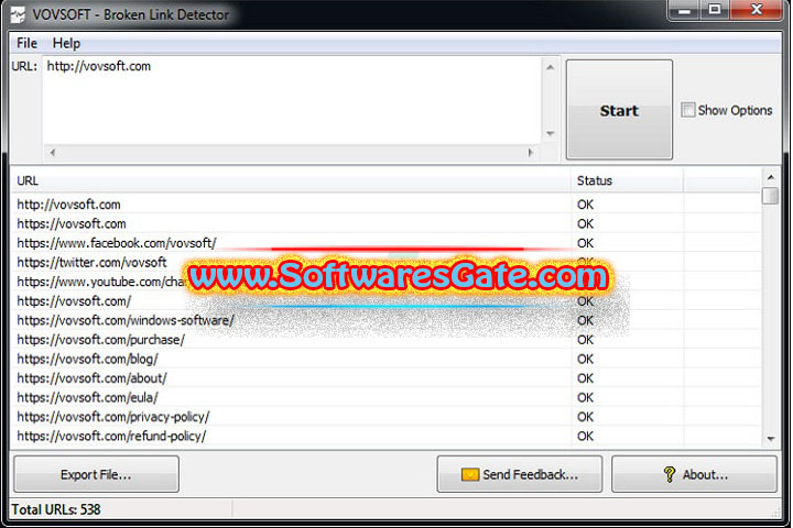 VovSoft Broken Link Detector : Version 4.2 (Latest Software)