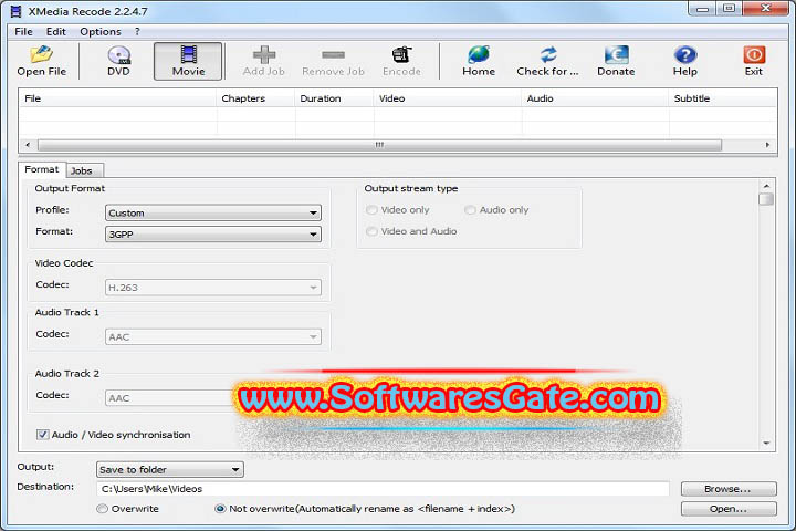 XMedia Recode : Version 3.6.0.1 (Latest Software)