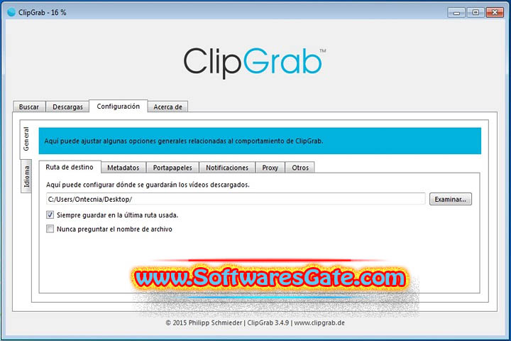 ClipGrab : Version 3.9.10 (Latest Software) ClipGrab : Version 3.9.10 (Latest Software)