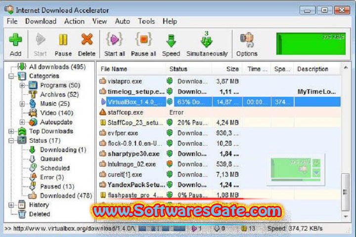 Internet Download Accelerator Pro : Version 7.1.1.1729 (Latest Software) Internet Download Accelerator Pro : Version 7.1.1.1729 (Latest Software)