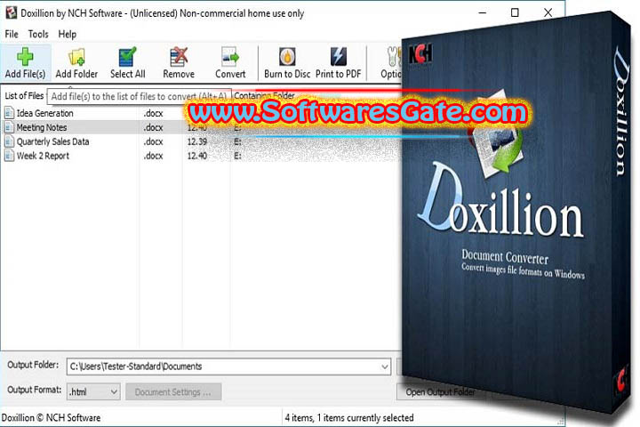 NCH Doxillion Plus : Version 10.07 (Latest Software) NCH Doxillion Plus : Version 10.07 (Latest Software)