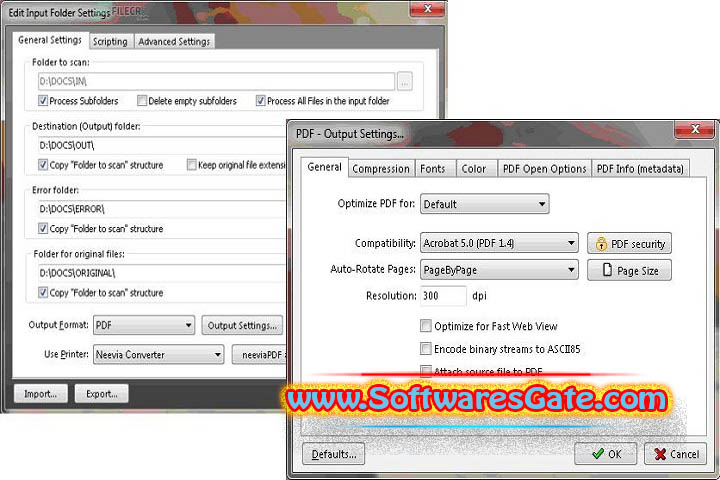 Neevia Document Converter Pro : Version 7.6.0.244 (Latest Software)