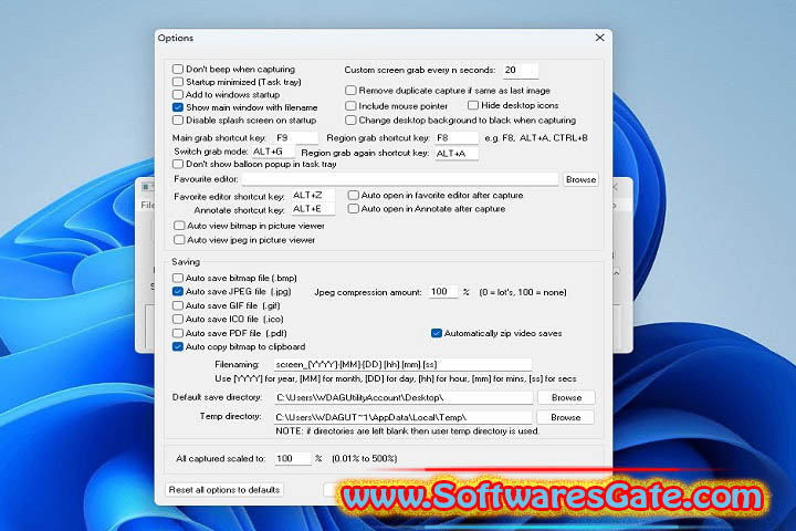 Screen Grab Pro Deluxe : Version 2.04 (Latest Software)