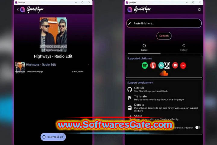 Shabinder SpotiFlyer : Version 3.6.3 (Latest Software)