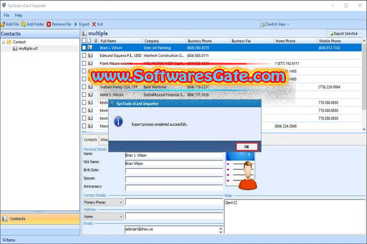 SysTools vCard Importer : Version 6.1 (Latest Software)