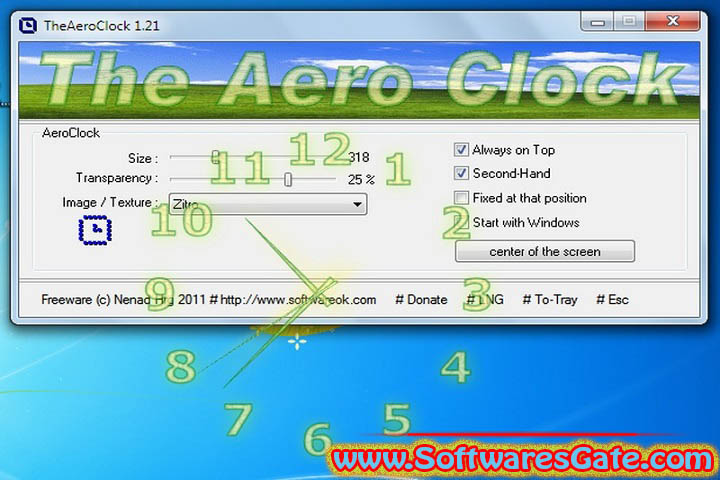 TheAeroClock : Version 8.71 (Latest Software)