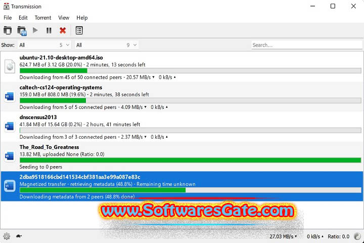 Transmission : Version 4.0.6 (Latest Software) Transmission : Version 4.0.6 (Latest Software)