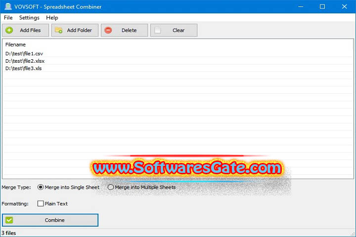 VovSoft Spreadsheet Combiner : Version 1.3 (Latest Software) VovSoft Spreadsheet Combiner : Version 1.3 (Latest Software)
