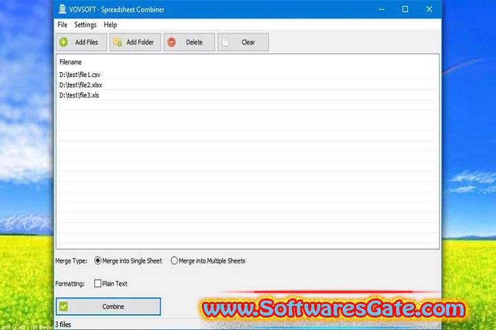 VovSoft Spreadsheet Combiner : Version 1.3 (Latest Software) VovSoft Spreadsheet Combiner : Version 1.3 (Latest Software)