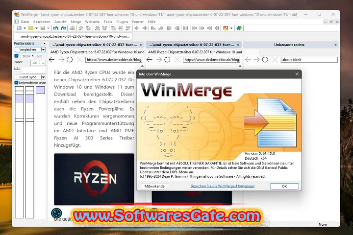 WinMerge : Version 2.16.42.1 (Latest Software)