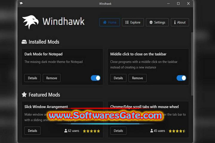 Windhawk : Version 1.5.1 (Latest Software) Windhawk : Version 1.5.1 (Latest Software)