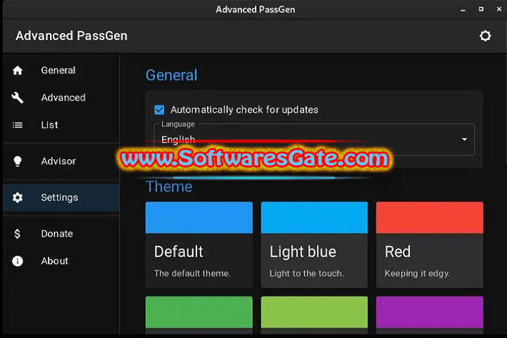 Advanced PassGen : Version 2.5.2 (Latest Software)