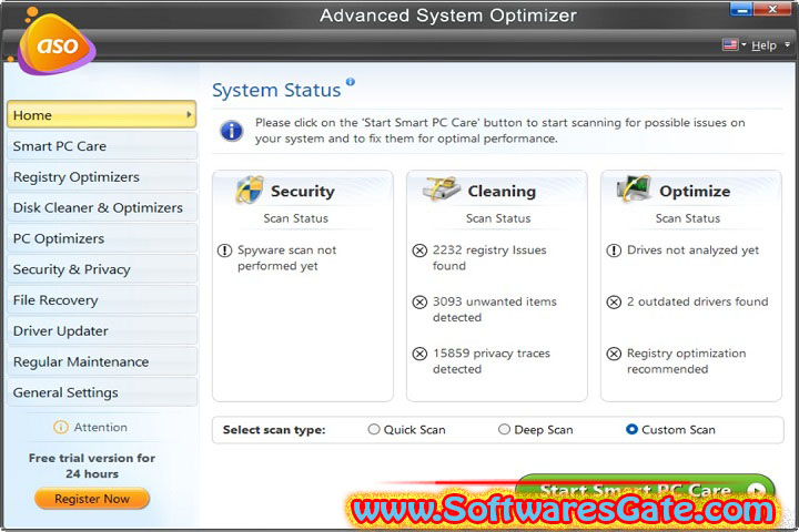 Advanced System Optimizer : Version 3.81.8181.283 (Latest Software) Advanced System Optimizer : Version 3.81.8181.283 (Latest Software)