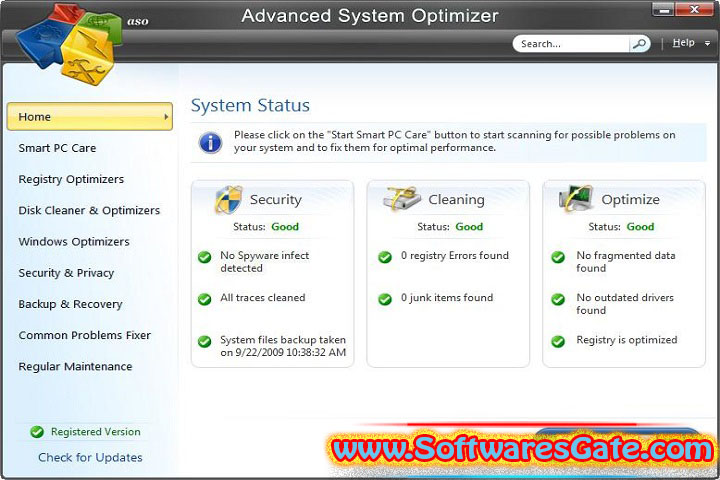 Advanced System Optimizer : Version 3.81.8181.283 (Latest Software) Advanced System Optimizer : Version 3.81.8181.283 (Latest Software)