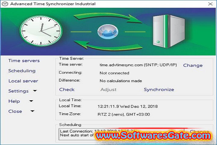 Advanced Time Synchronizer Industrial : Version 4.3.0.814 (Latest Software)