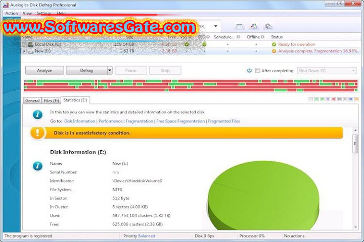 Auslogics Disk Defrag Professional : Version 12.1.0 (Latest Software)