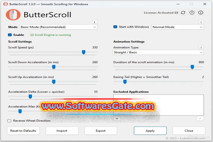 ButterScroll : Version 1.3.2 (Latest Software)