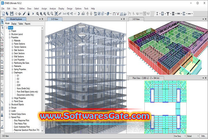 CSI ETABS Ultimate : Version 22.4.0.3843 (Latest Software)
